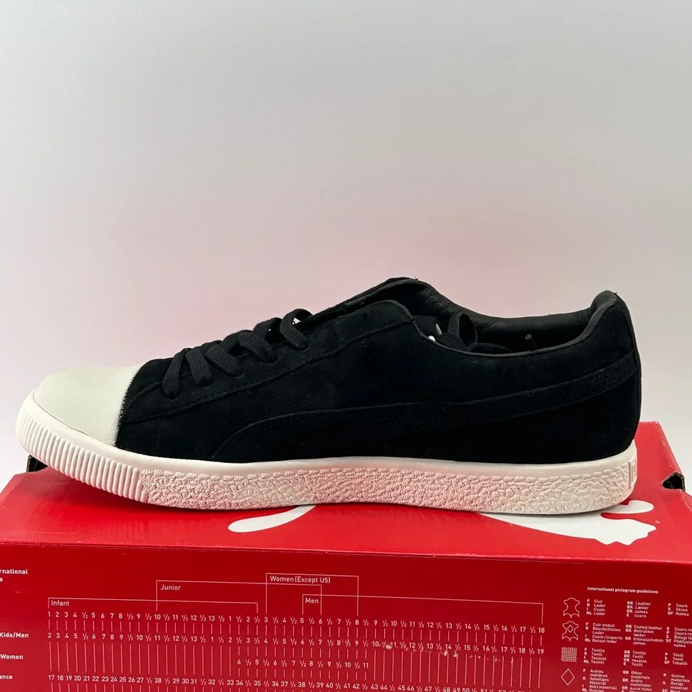 Puma Clyde x Undefeated Coverblock Mens 12 Black White 352778 04 Sneaker Rare